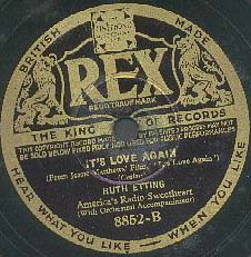 78-It's Love Again - Rex 8852-B